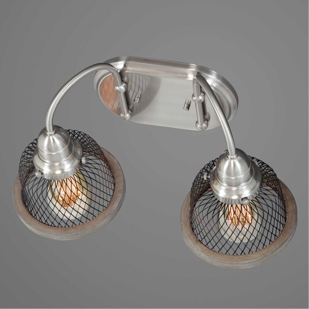 Tilley 2 Light 15 inch Brushed Nickel Bath Vanity Wall Light